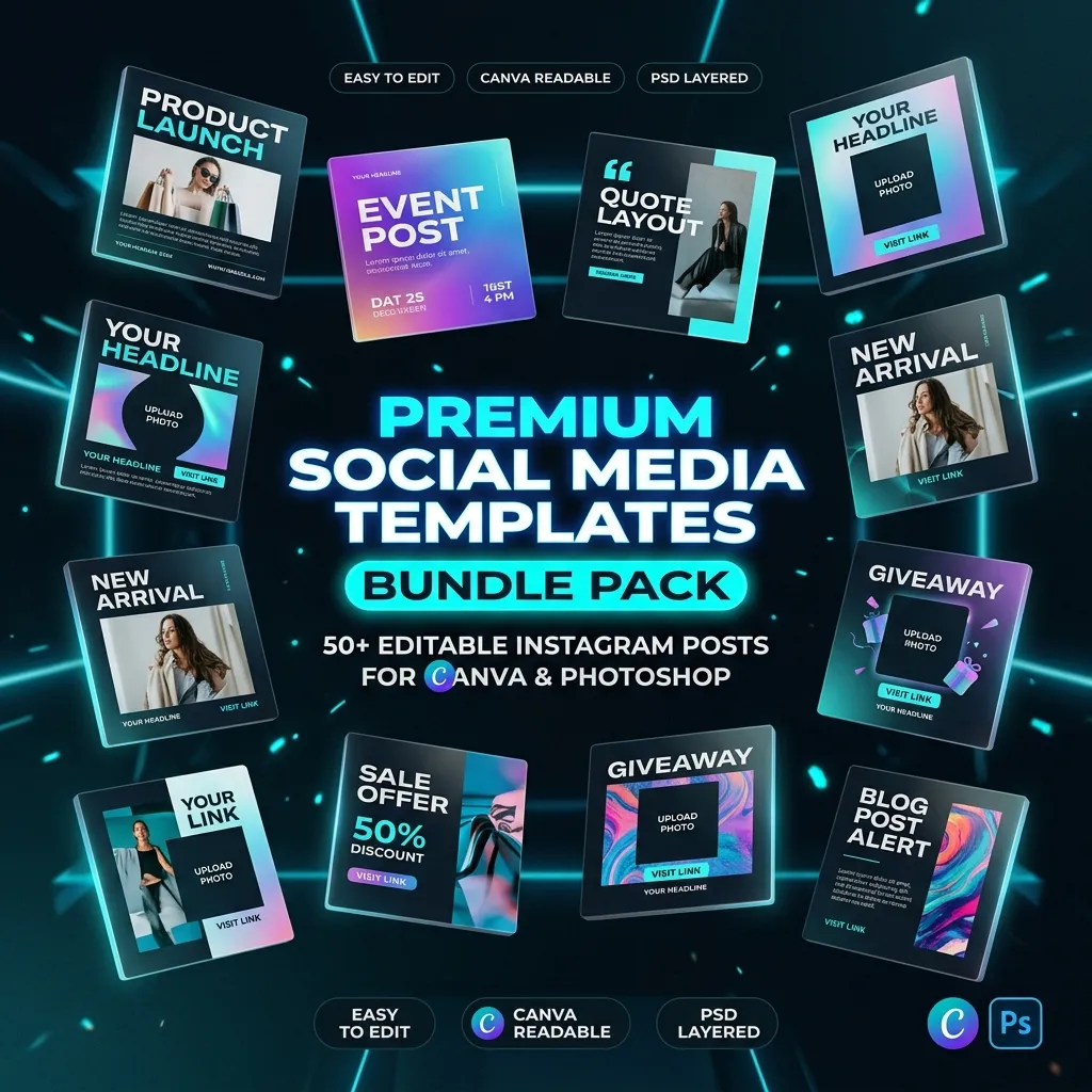 Premium Sosmed Template